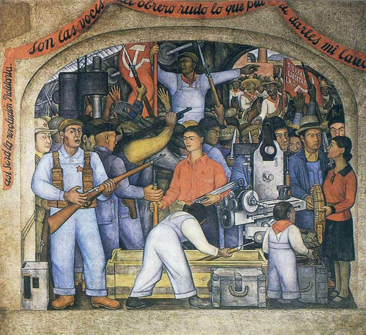 The Arsenal - by Diego Rivera