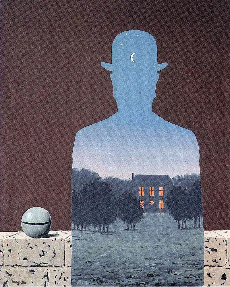 The happy donor - by Rene Magritte