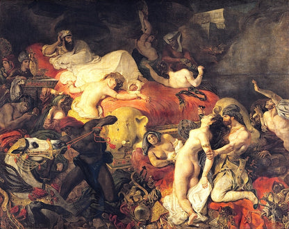 Death of Sardanapalus - by Eugene Delacroix