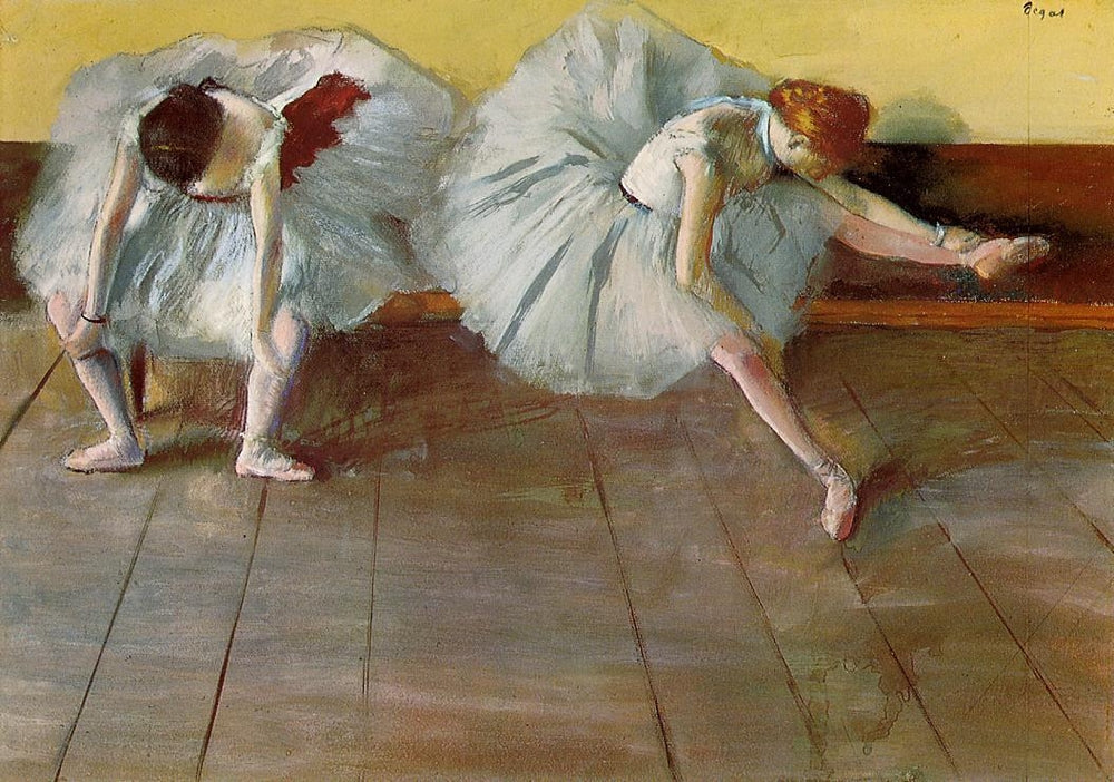 Two Ballet Dancers - by Edgar Degas