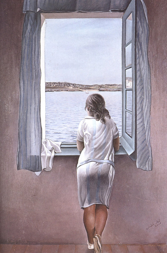 Figure at a Window - by Salvador Dali