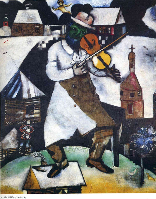 The Fiddler - by Marc Chagall