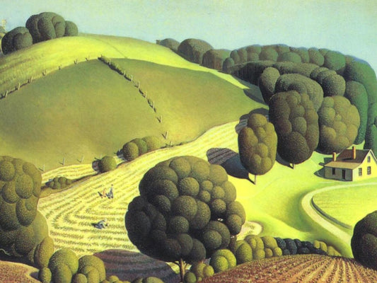 Young Corn - by Grant Wood