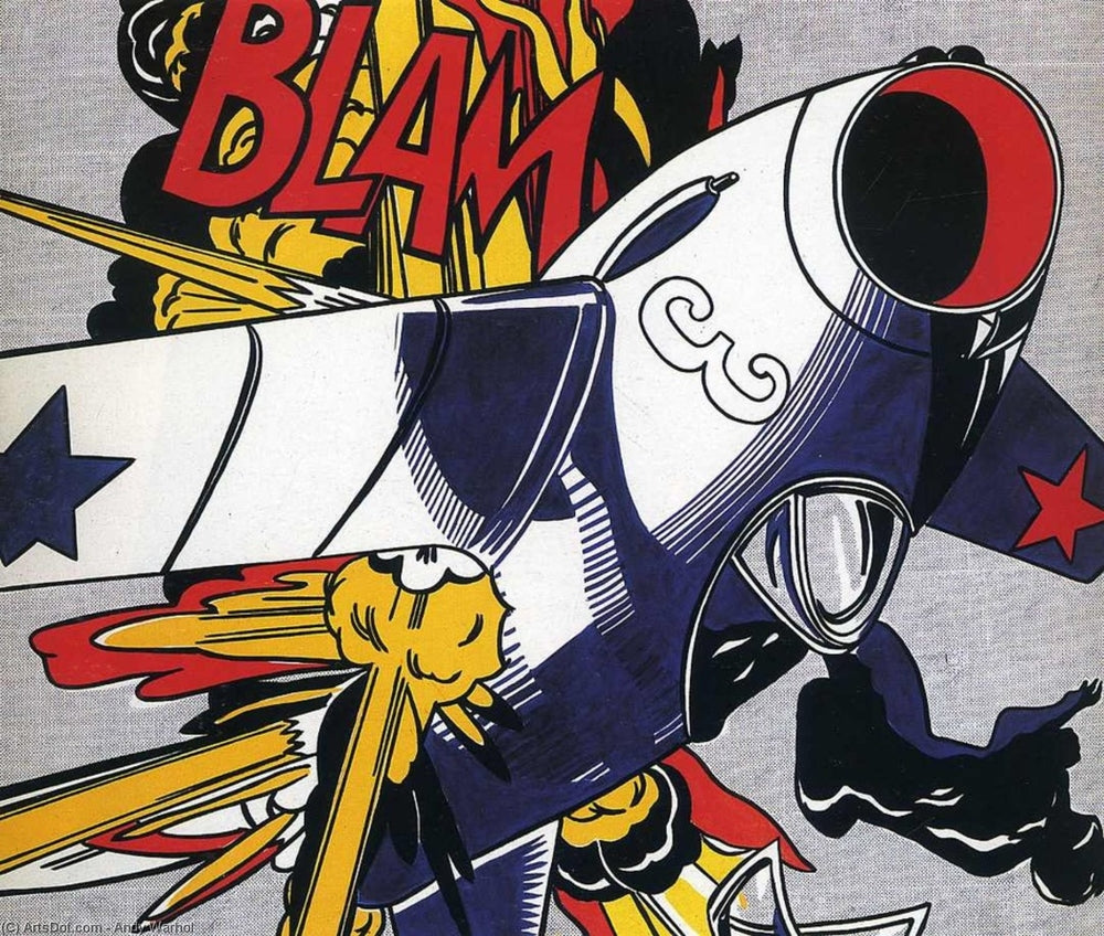 Blam - by Roy Lichtenstein