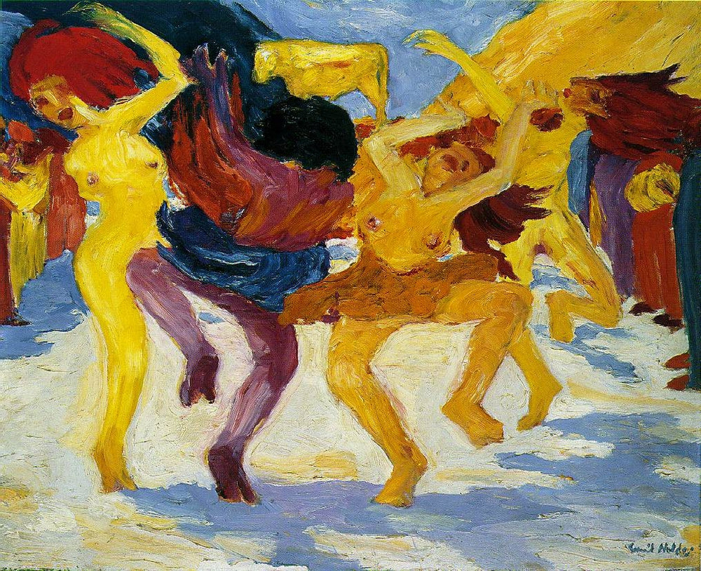 Dance Around the Golden Calf - by Emil Nolde