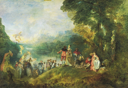 The Embarkation for Cythera - by Antoine Watteau