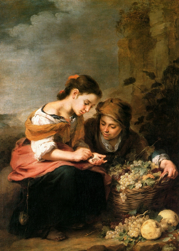 The Little Fruit-Seller - by Bartolome Esteban Murillo