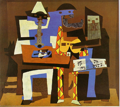 Three Musicians - by Pablo Picasso