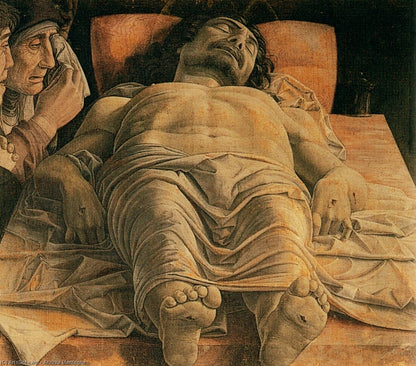 The Lamentation over the Dead Christ - by Andrea Mantegna