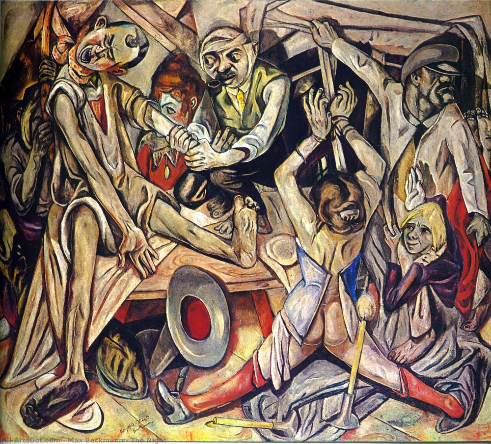 The Night - by Max Beckmann