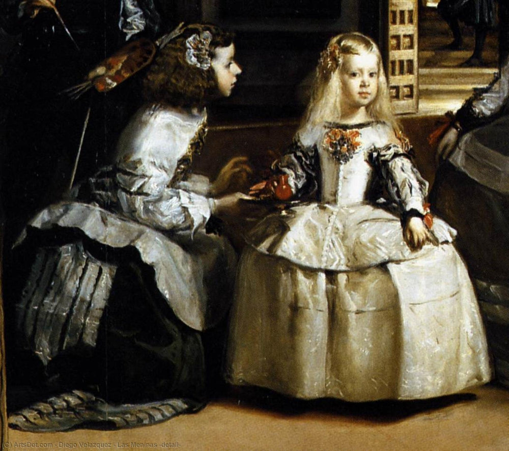 Las Meninas (detail) - by Diego Velazquez