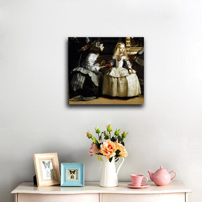 Las Meninas (detail) - by Diego Velazquez