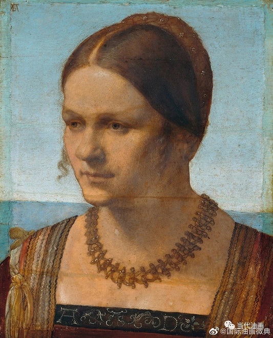 Portrait of a Young Venetian Woman - by Albrecht Durer