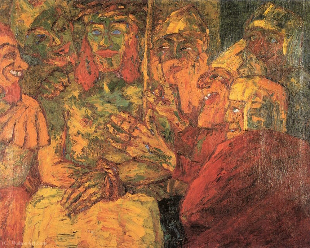 The Mocking of Christ - by Emil Nolde