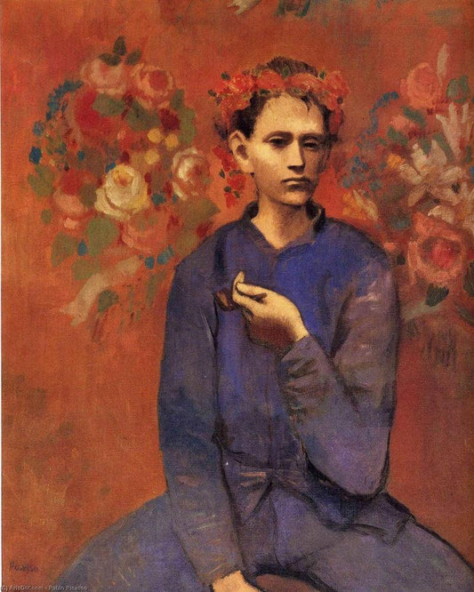 A boy with pipe - by Pablo Picasso