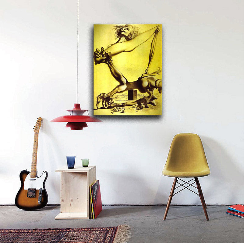 Premonition of Civil War - by Salvador Dali