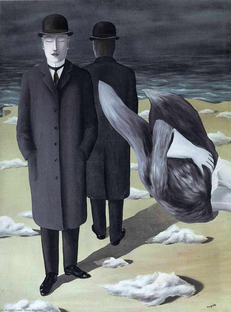 The meaning of night - by Rene Magritte