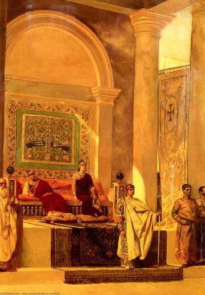 The Throne Room In Byzantium - by Jean-Joseph Constant (Benjamin-Constant)