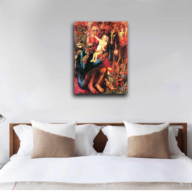 Peasant Family - by Pavel Filonov