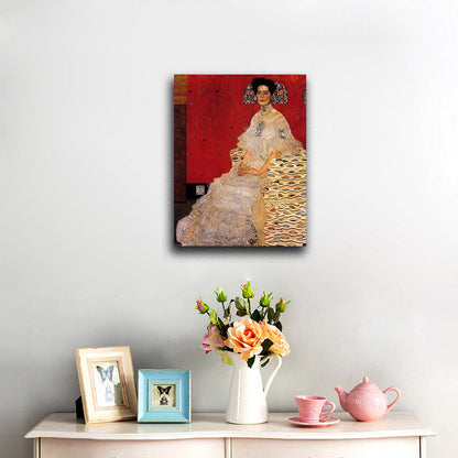 Bildnis Fritza Riedler, 1906 - Österreichische Galerie, Vienna - by Gustav Klimt