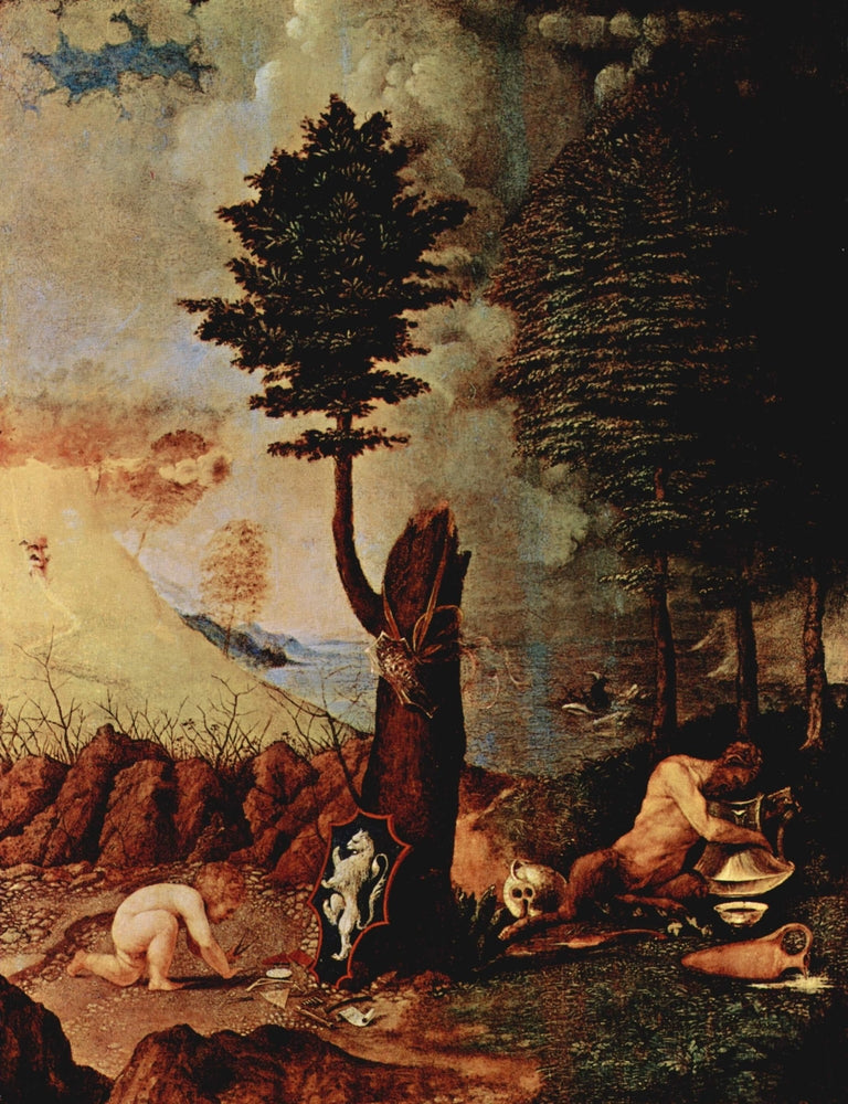 Allegory (Allegory of Prudence and Wisdom) - by Lorenzo Lotto