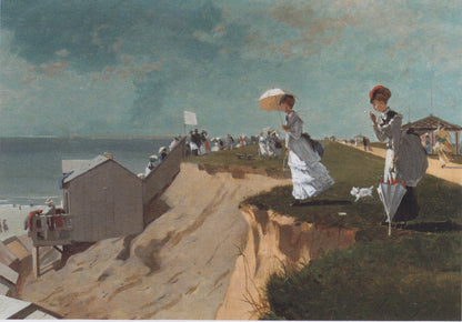 On the Beach, Long Branch, New Jersey - by Winslow Homer