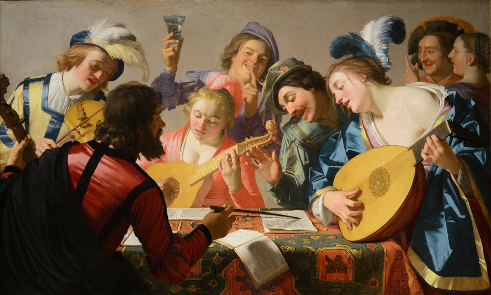 The Concert - by Gerard van Honthorst