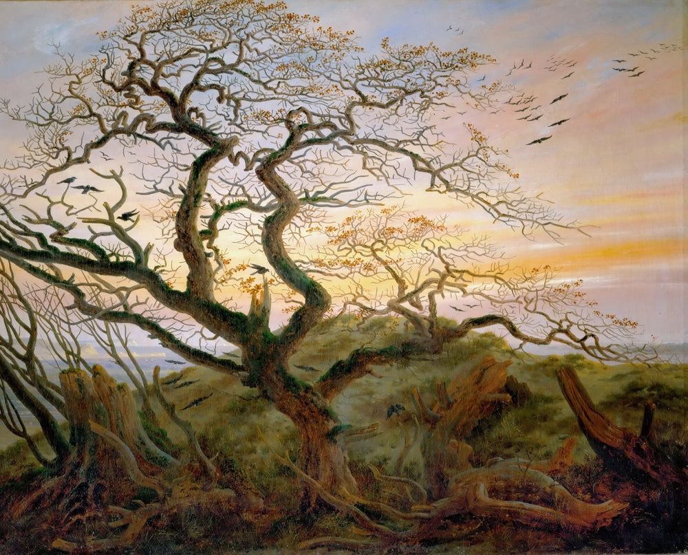 The Tree of Crows - by Caspar David Friedrich