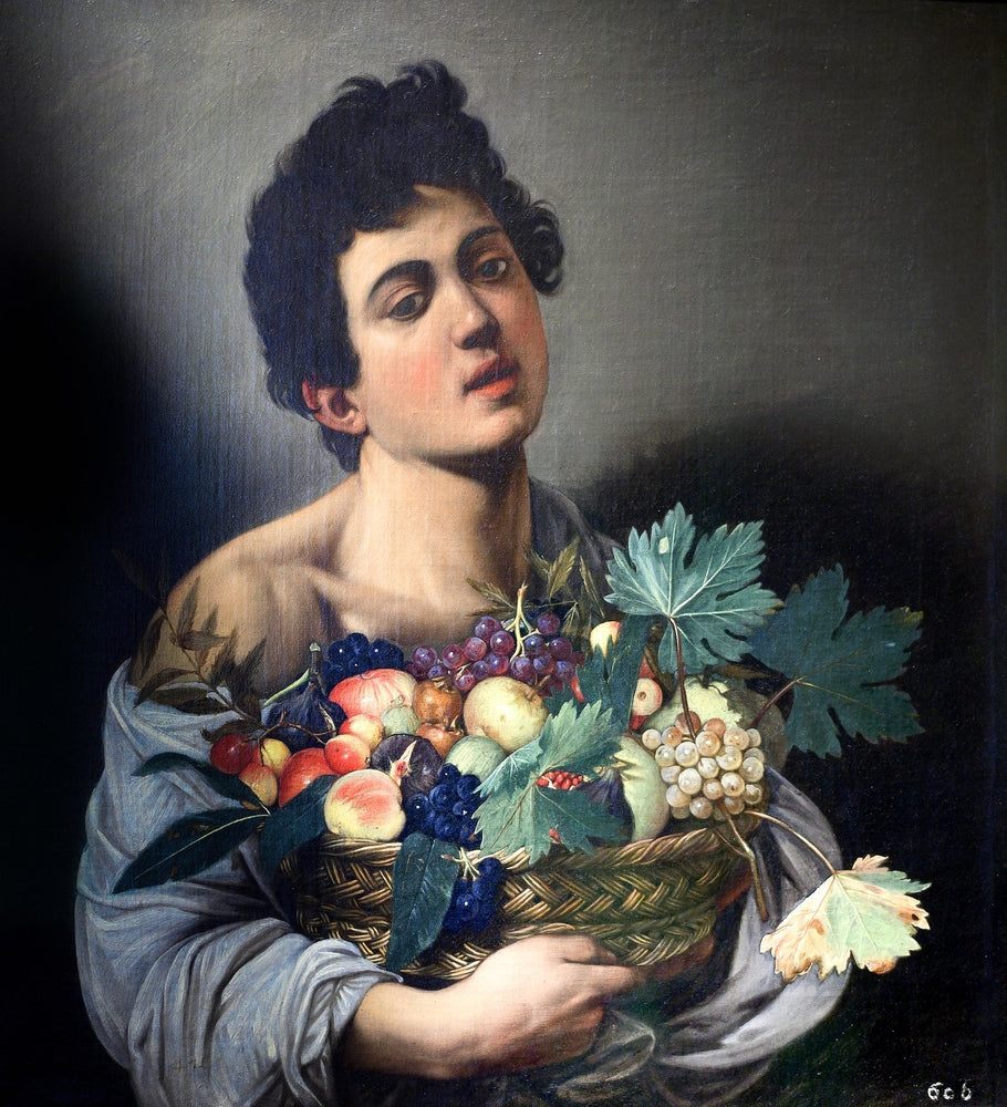 Boy with a Basket of Fruit - by Caravaggio