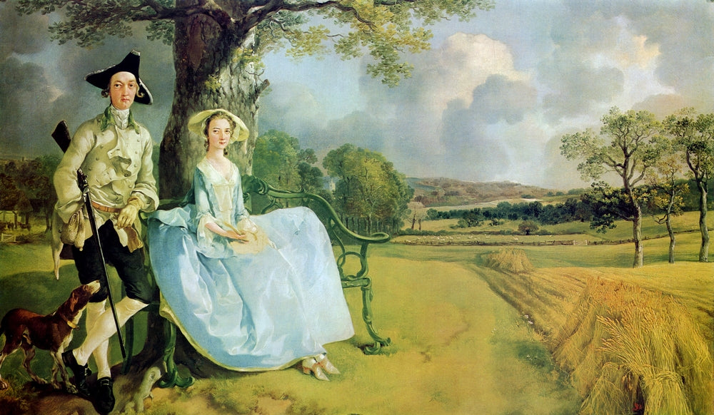 Mr. and Mrs. Andrews - by Thomas Gainsborough