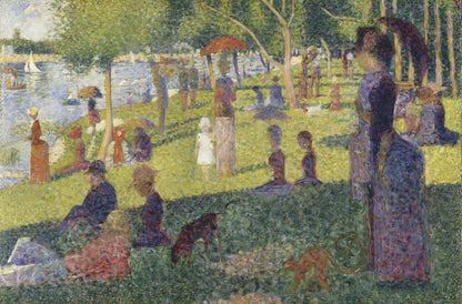 Study for A Sunday on La Grande Jatte - by Georges Seurat