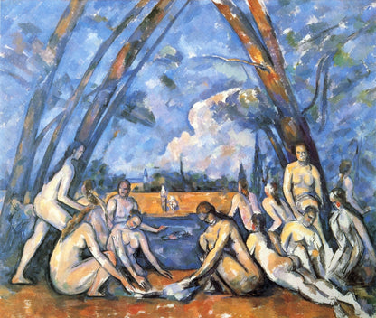 Large Bathers - by Paul Cezanne