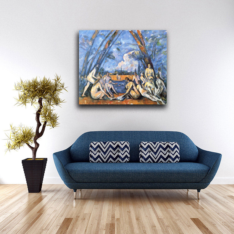 Large Bathers - by Paul Cezanne