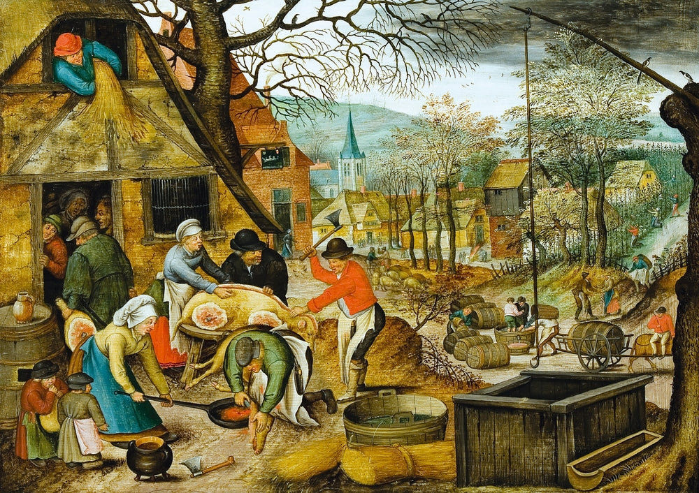 The Four Seasons, Autumn - by Pieter Brueghel the Younger