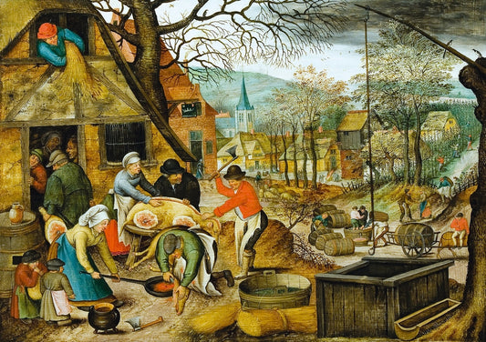 The Four Seasons, Autumn - by Pieter Brueghel the Younger