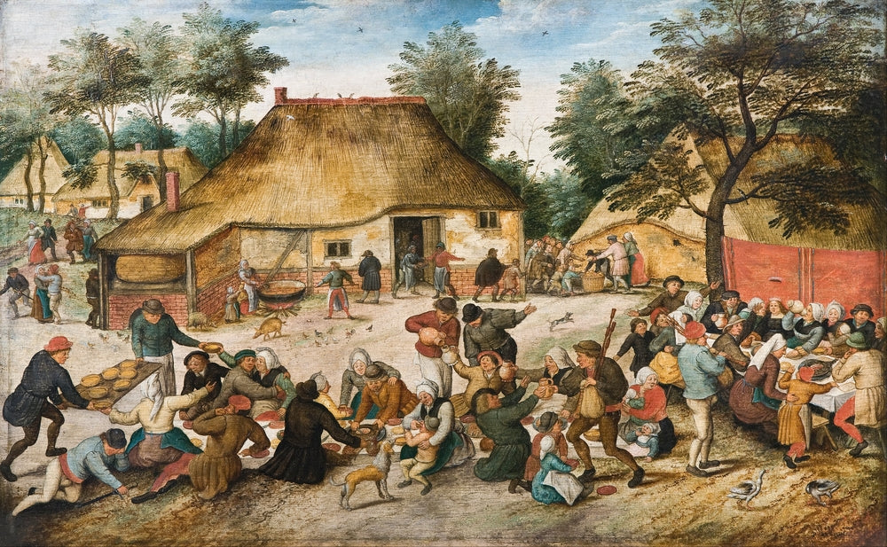 The Peasant Wedding - by Pieter Brueghel the Younger