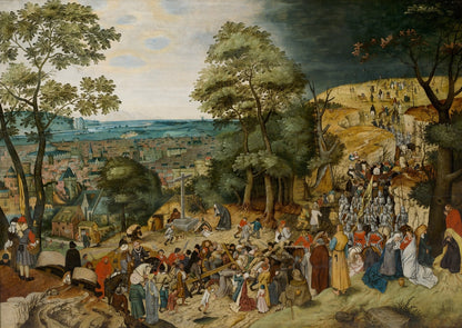 Christ Carrying the Cross - by Pieter Brueghel the Younger