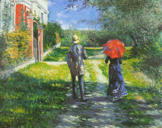 Rising Road - by Gustave Caillebotte