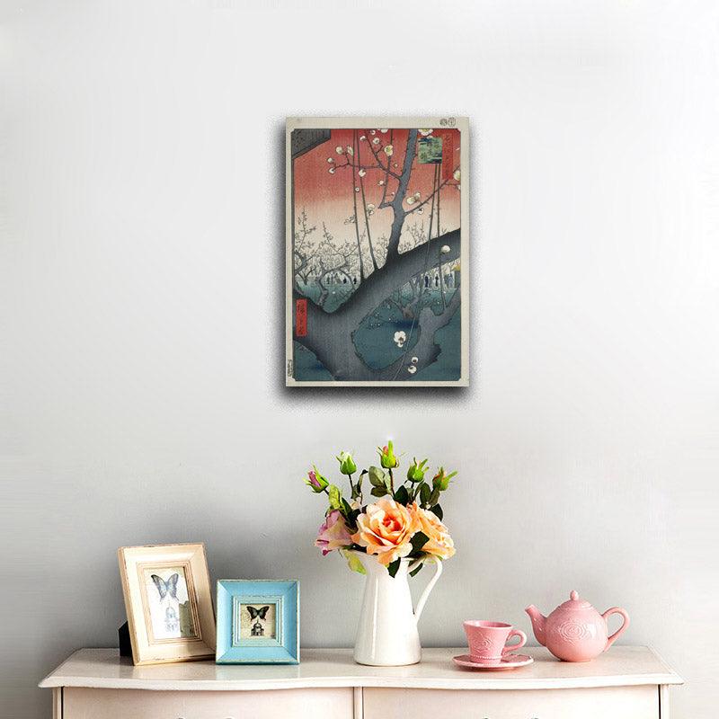 30. Plum Park in Kameido - by Hiroshige - Odsan Art Print