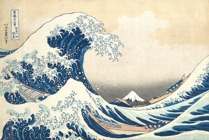 The Great Wave off Kanagawa - by Katsushika Hokusai