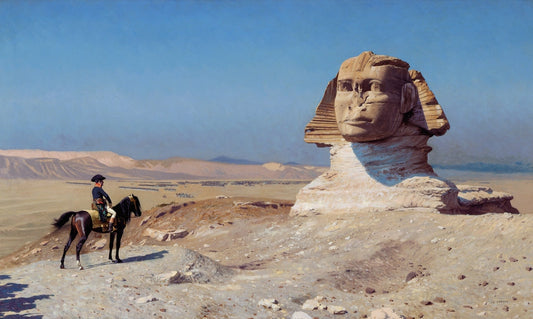 Bonaparte Before the Sphinx - by Jean-Leon Gerome