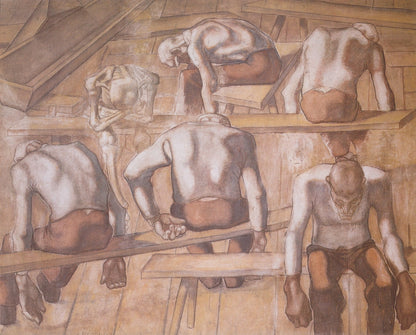 Die Alten - by Albin Egger-Lienz