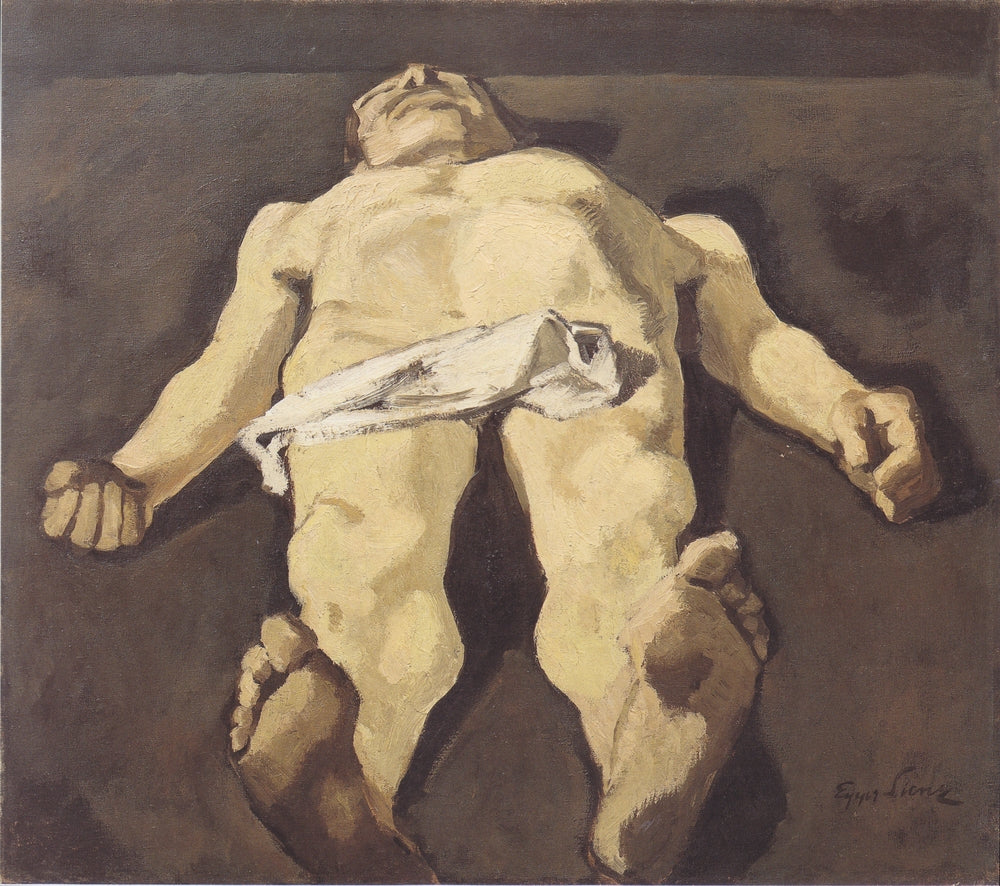 Der Tote Christus - by Albin Egger-Lienz