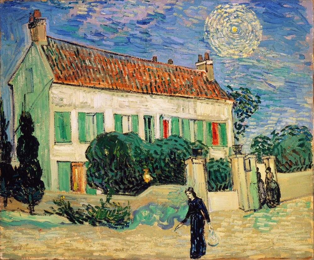 White House at Night - by Vincent van Gogh