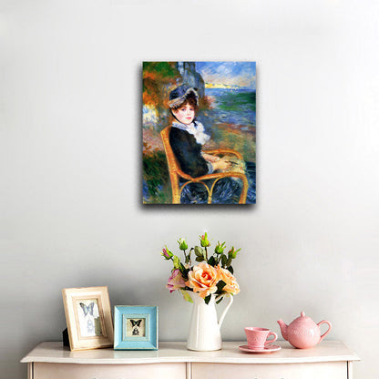 By the Seashore - by Pierre-Auguste Renoir