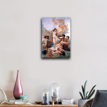 Birth Of Venus - by William-Adolphe Bouguereau