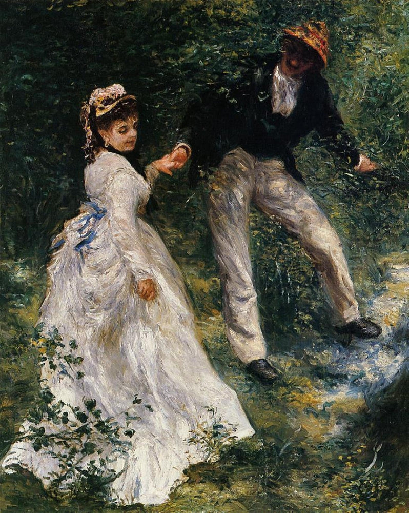 The Promenade - by Pierre-Auguste Renoir