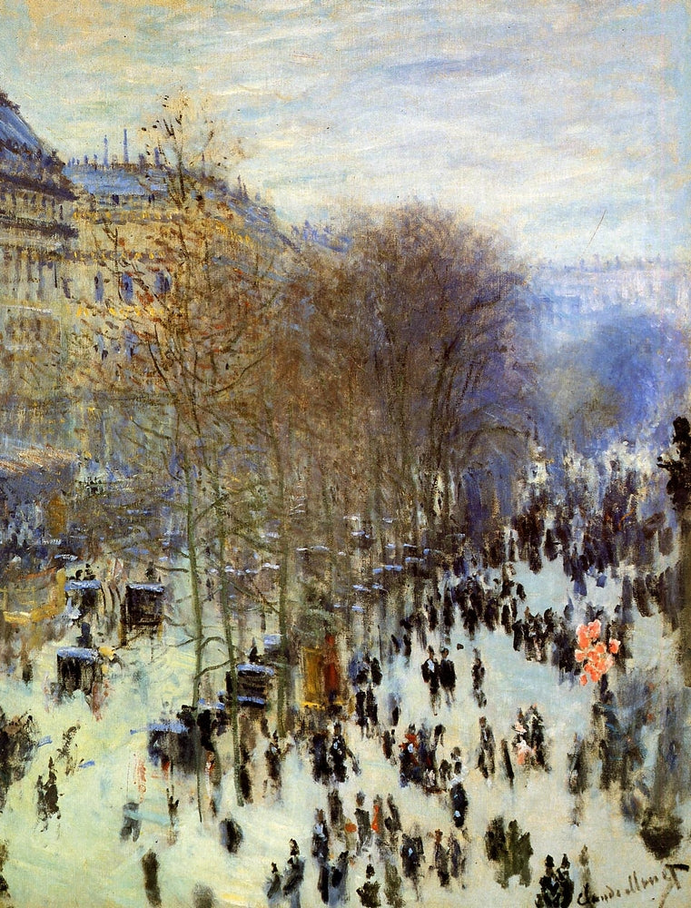 Boulevard of Capucines - by Claude Monet