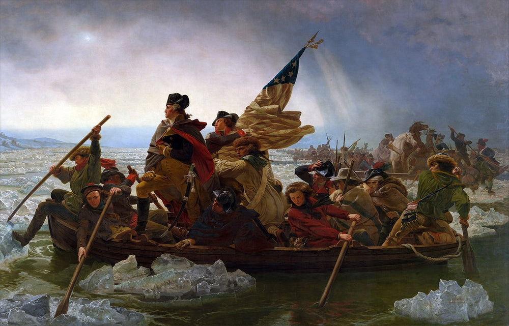 Washington Crossing the Delaware - by Emanuel Leutze