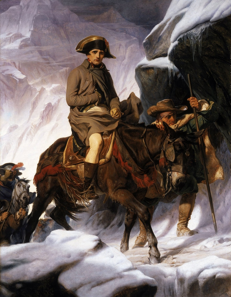 Napoleon crossing the Alps - by Paul Delaroche